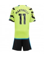 Arsenal Gabriel Martinelli #11 Vieraspaita Lasten 2023-24 Lyhythihainen (+ shortsit)